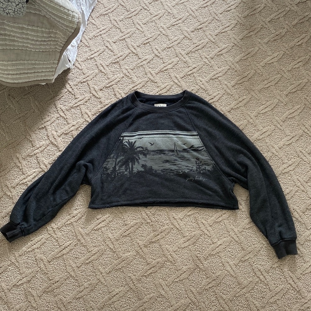 Gilly Hicks cropped sweatshirt